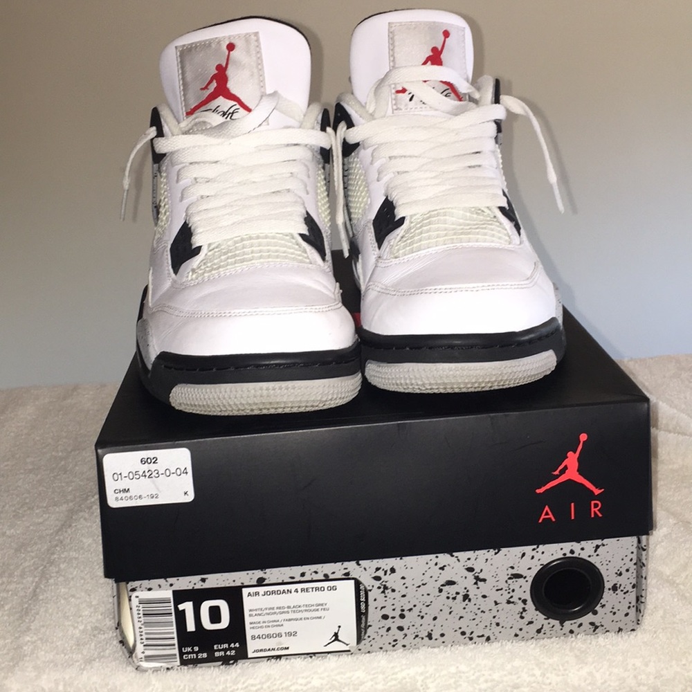 Retro OG 4 cements only worn twice